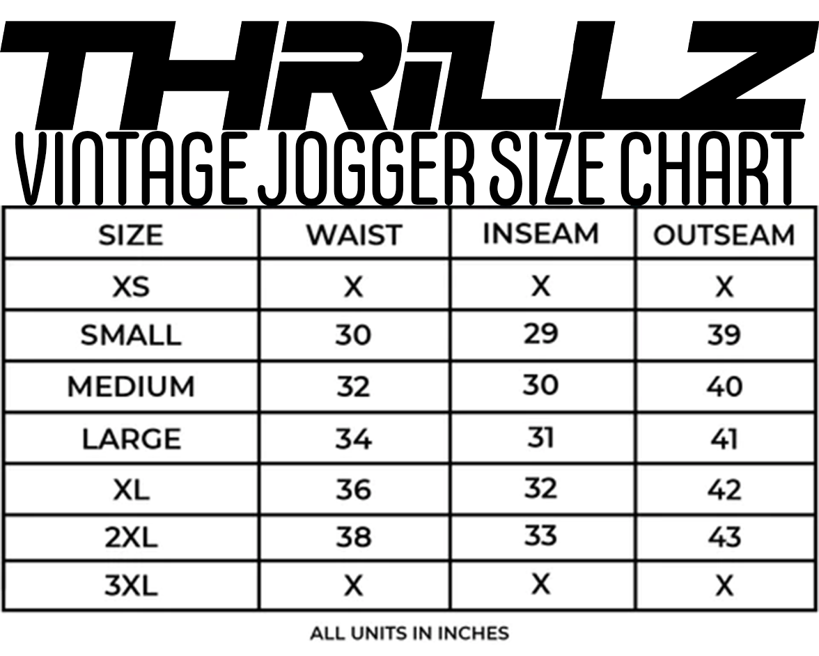 Vintage Joggers- Black