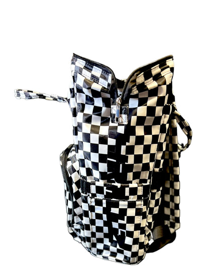 Checkered Backpack