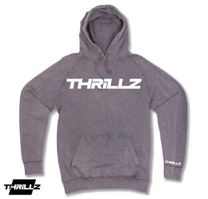 Vintage Wash Pullover Hoodie- Zinc