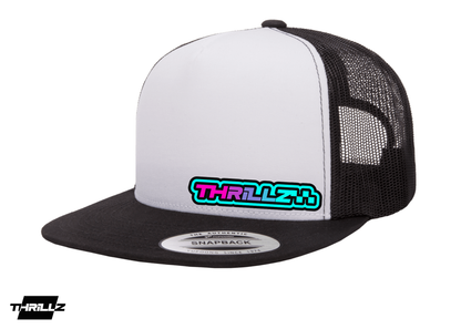 Black and White Trucker Snapback