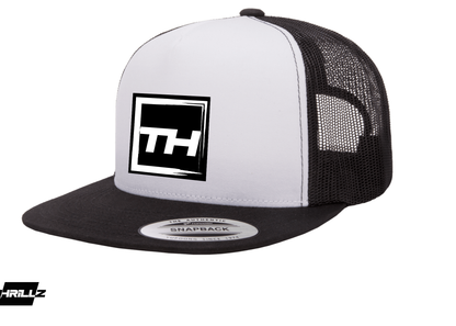 Black and White Trucker Snapback